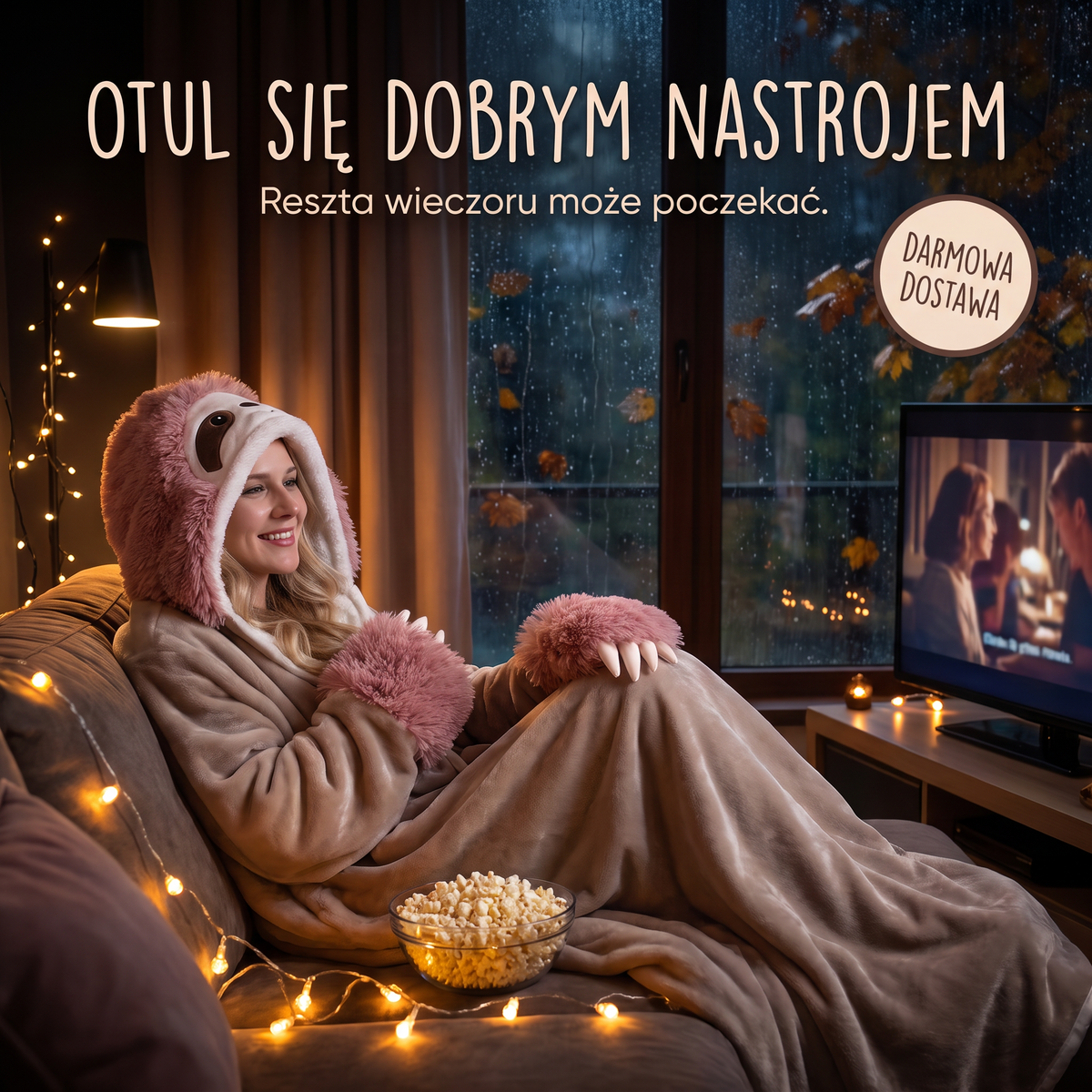 Otulsi - Koce z rękawami i kapturem